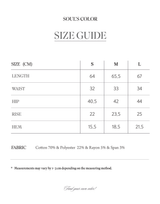 Slim capri denim pants (3size-S/M/L)