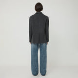 LOOSE FIT VINTAGE WASHING DENIM BLUE