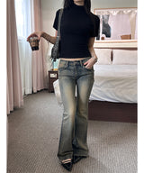 [F/W] Half pola slim loose t-shirts(4color)