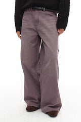 Wide Leg Washed Jeans