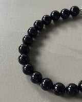 18 mm ブラックパールボールネックレス