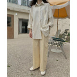 Atty Overfit Stripe Shirt