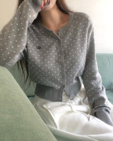 [ORIGINAL] Poky Dot Knit Cardigan