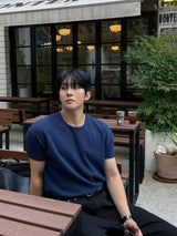 バインダーワッフルクロップマッスルTシャツ
