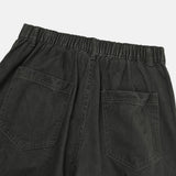 Vintage pintuck curved pants