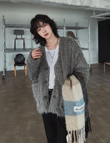 Logis Pocket Wool Knit Cardigan