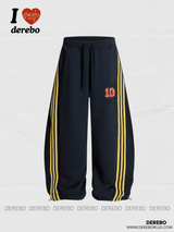 Color Stripe Sweat Banding Pants