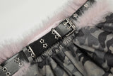 Nova Camo Fur Belt Pants 233413994
