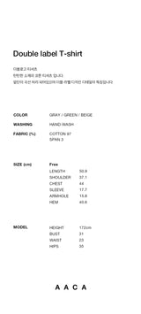 Double label Tshirt_3Color