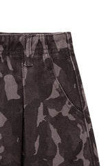 camo mini skirt (dark grey)