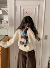 Winter Pompon Big Muffler (2color)