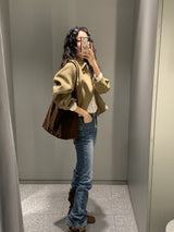 [MADE] hent wool handmade blue jacket