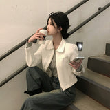 [Bellidmade/2color] カラーカットコットン2wayジャケット