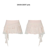 SWAN SKIRT pink