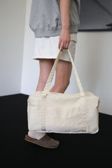 standard duffle bag (cream yellow)