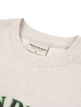 UNISEX Sunflower Circlogo レギュラーフィット スウェットシャツ オートミール (FCF1TS327M)