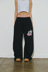 rd チェックパンツ  (black)