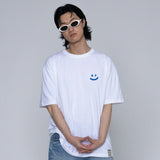 [UNISEX] ピクセルスモールドローイングスマイル半袖Tシャツ