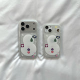 [MADE] Snowman’s Winter Pieces - Frosted Jelly Case