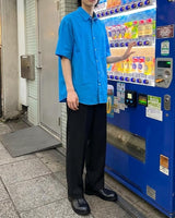 [A-S0136] 40コットン半袖シャツ (4色)