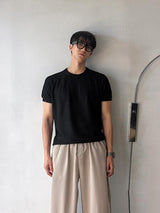 [A-T0173] ラグランネット半袖Tシャツ (5色)