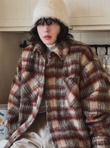 ギンジョーチェックポケットウールジャケット