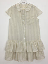 Twin Shirt フリルワンピース (2color)