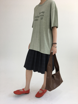 YWD PLAID PLEATS SKIRT (3color)