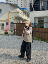 Mesh Net Knitted Vest 2C