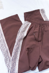 Haro Lace Nylon Jogger Pants.