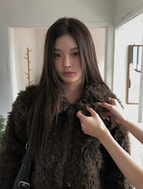 [Quilted Lining] Bento Collar Fur Jacket