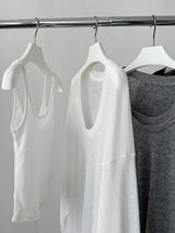Two-wear loose long-sleeved off-shoulder T-shirt
