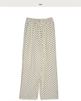 [ soft linen ] zipzip overdot long wide pt