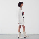 サファリシャツジャケット WHITE