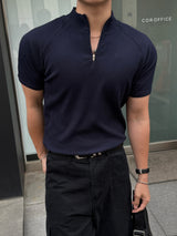 Sain zip-up short sleeve