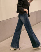 Janbo wide denim pants