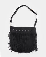 Nair suede tasele fringe cross bag