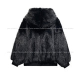 Kuro Two Way Fur Hooded Zip-up