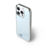 holiday glass bumper case (glossy / silver frame)