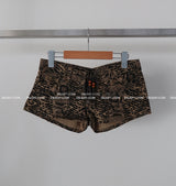 Snake Skin Micro Shorts