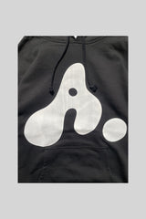 "A" LOGO PULLOVER PARKA(BLACK)
