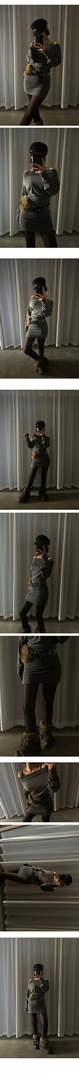 WOLF FUR SHORT BOOTS (BROWN, BALCK 2COLORS!)