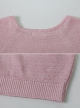 Pastel Summer Raglan Short Sleeve Knit (5color)