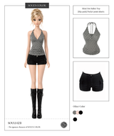 Mimi Dot Halter Top (3color)