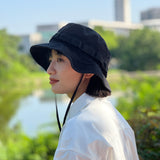 On the Moment reversible outdoor bucket hat C3 BLACK