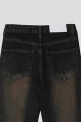 ASCLO Sand Brush Flare Denim Pants (2color)