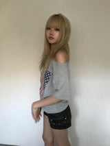 アメリカンフラぐオフショルダーT