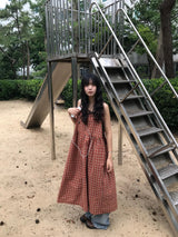 ヒヨコチェックワンピース