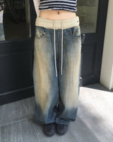 OOTJ vintage fade banding pants
