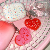 Red Loveornot Keyring